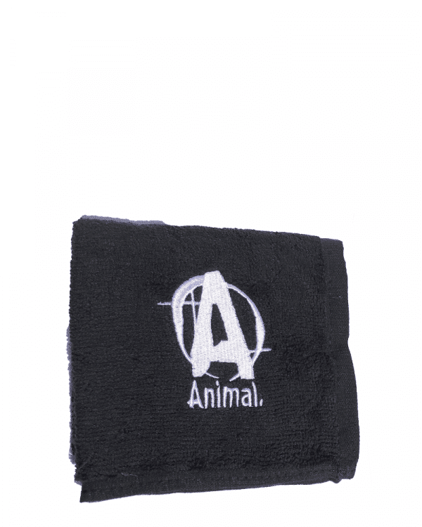 animal towel black