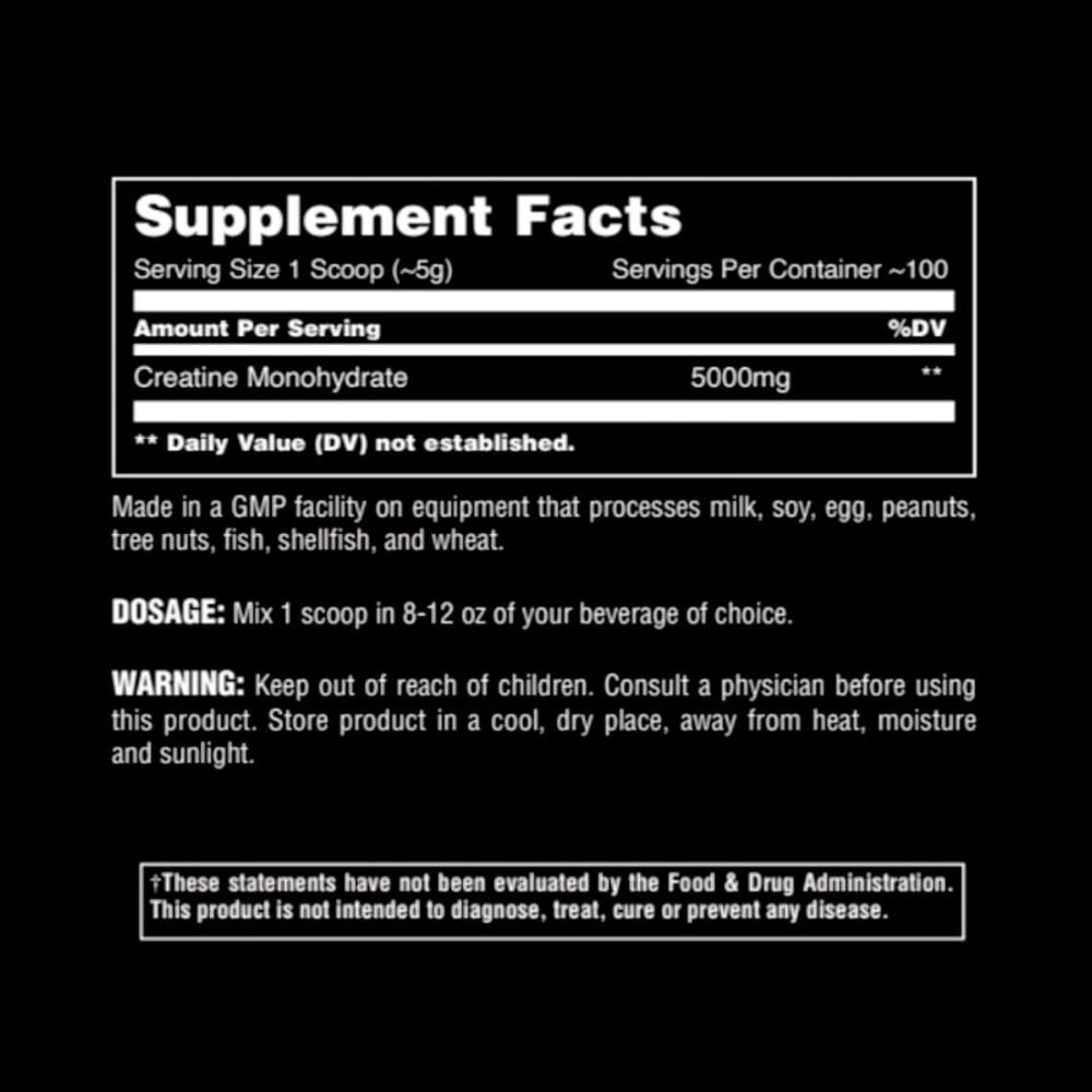 Universal Nutrition Animal Creatine Powder - 500g - Image 3